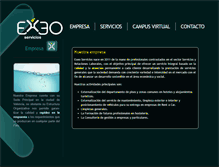 Tablet Screenshot of exeoservicios.com